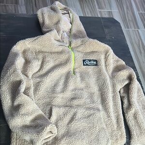 Reckless Beige Sherpa Hoodie